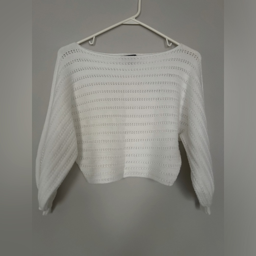 Paper Heart White sweater